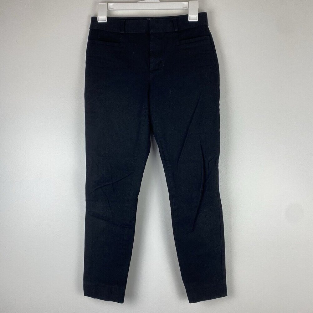 Banana Republic Women's Sloan Dress Pants Size 0 Black Slim Ankle Business